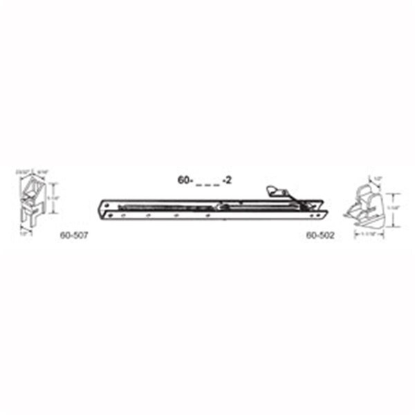 Robus Splendor 20 in. Balance Stamped No. 1910 with Ends 60-507 & 60-502 Attached Window Channel, 8PK RO1208321 - main